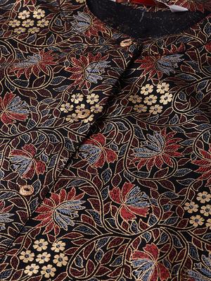 floral print asymmetric ethnic dress - 16710645 - Standard Image - 4
