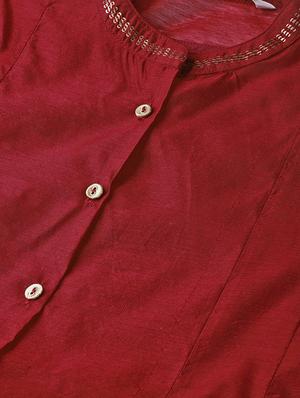 solid layered kurta - 16710647 - Standard Image - 4