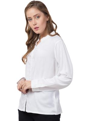 mandarin neck long sleeved shirt - 16710697 - Standard Image - 2
