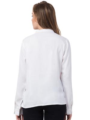 mandarin neck long sleeved shirt - 16710697 - Standard Image - 3