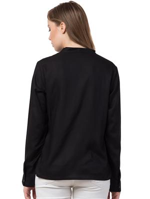 mandarin neck long sleeved shirt - 16710698 - Standard Image - 3