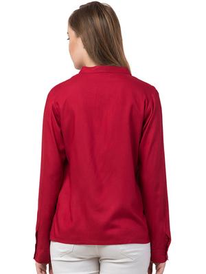 mandarin neck long sleeved shirt - 16710699 - Standard Image - 3