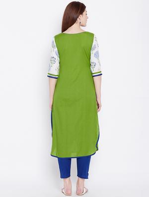 floral printed layered kurta - 16710701 - Standard Image - 3