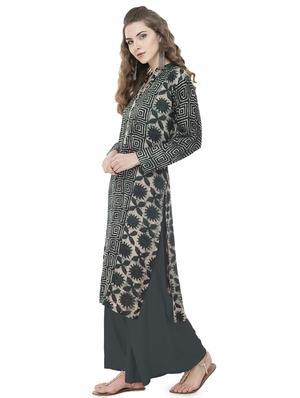 printed straight kurta - 16710721 - Standard Image - 2