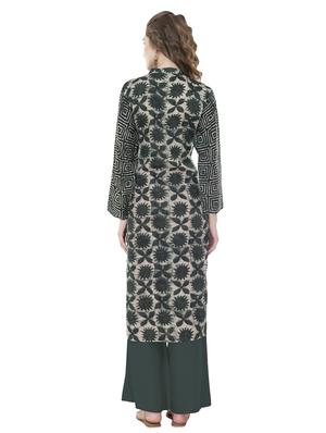 printed straight kurta - 16710721 - Standard Image - 3