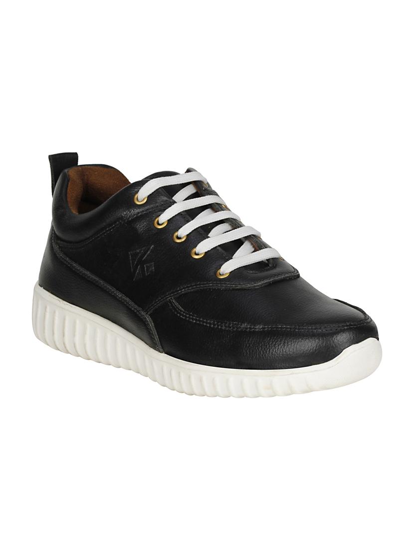 black leatherette lace up shoes - 16710766 - Zoom Image - 1
