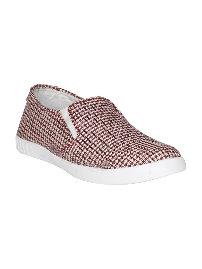 red leatherette slipons - 16710779 - Zoom Image - 1