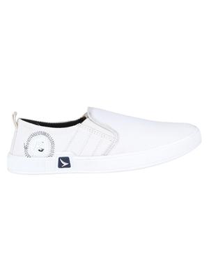 white canvas slipons - 16710816 - Standard Image - 2