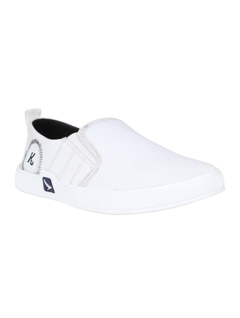 white canvas slipons - 16710816 - Zoom Image - 1
