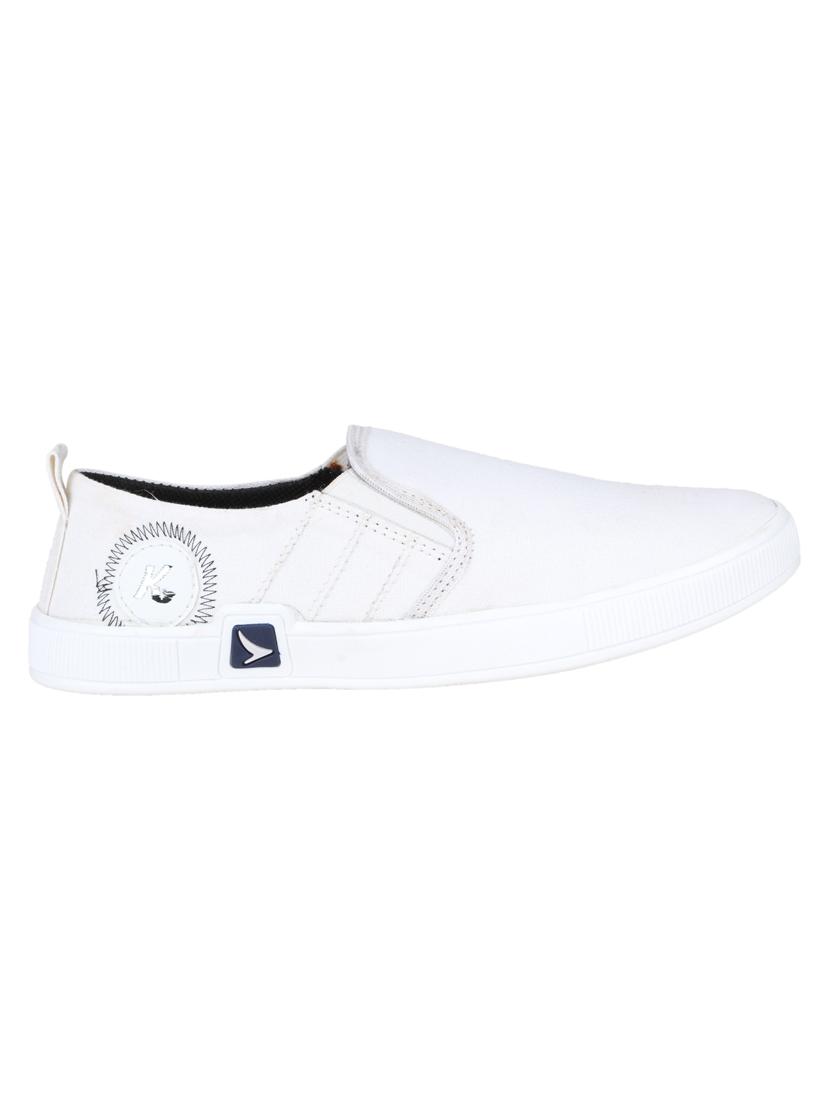 white canvas slipons - 16710816 - Zoom Image - 2