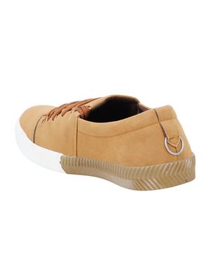 beige suede slipon sneakers - 16710817 - Standard Image - 3