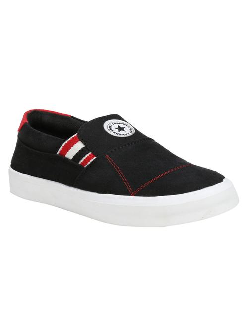 black canvas slipons - 16710825 - Standard Image - 1