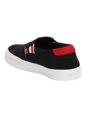 black canvas slipons - 16710825 - Standard Image - 3