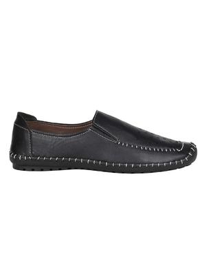black leatherette slip on sandals - 16710849 - Standard Image - 2