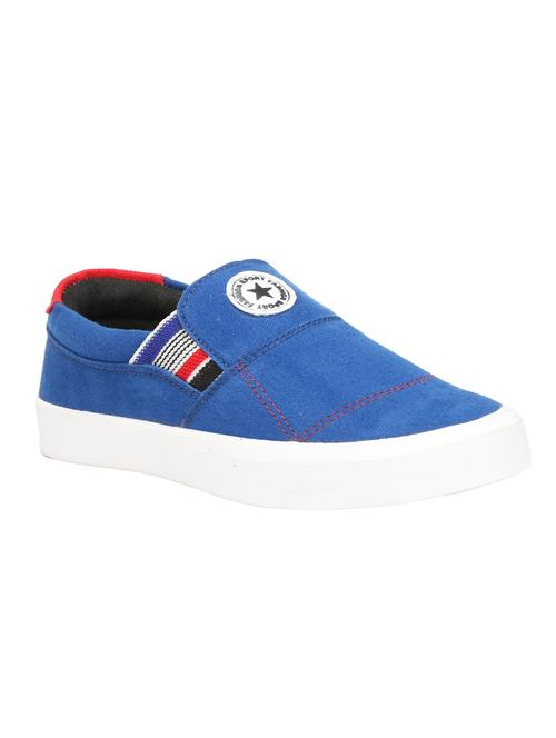 blue canvas slipons - 16710864 - Standard Image - 1