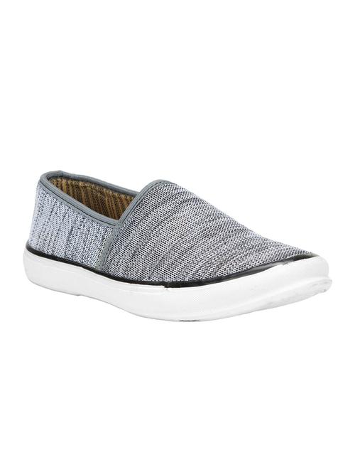 grey canvas slipons - 16710903 - Standard Image - 1