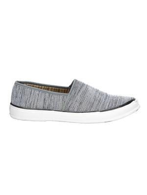 grey canvas slipons - 16710903 - Standard Image - 2