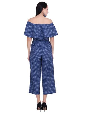 off shoulder ruffled jumpsuit - 16711120 - Standard Image - 3