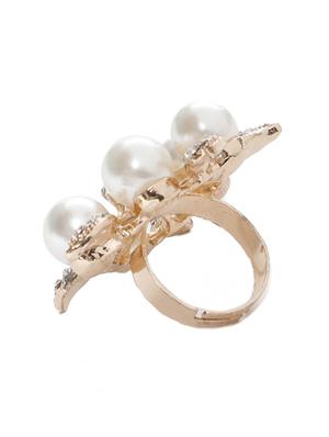 white gold plated finger ring - 16711137 - Standard Image - 2