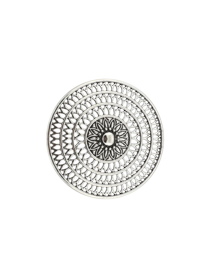 silver plated finger ring - 16711140 - Zoom Image - 1