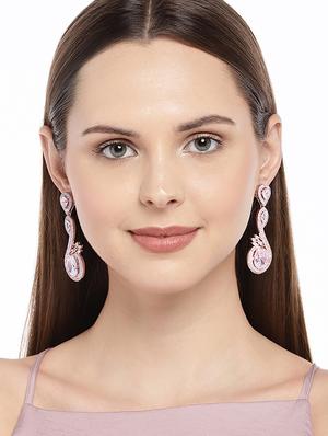 gold brass drop earring - 16711493 - Standard Image - 3