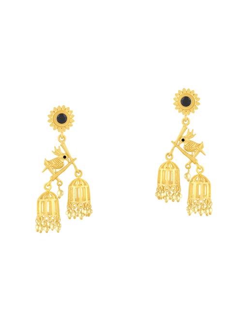 black metal drop earring - 16711520 - Standard Image - 1