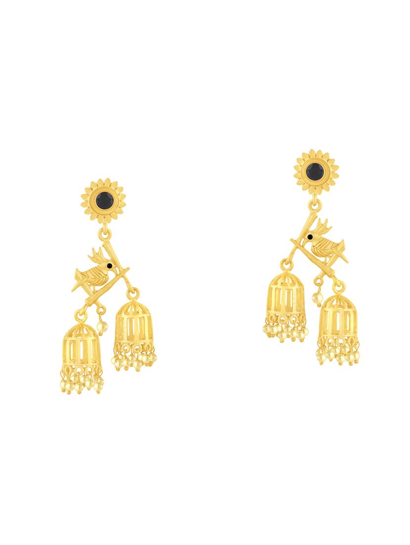 black metal drop earring - 16711520 - Zoom Image - 1