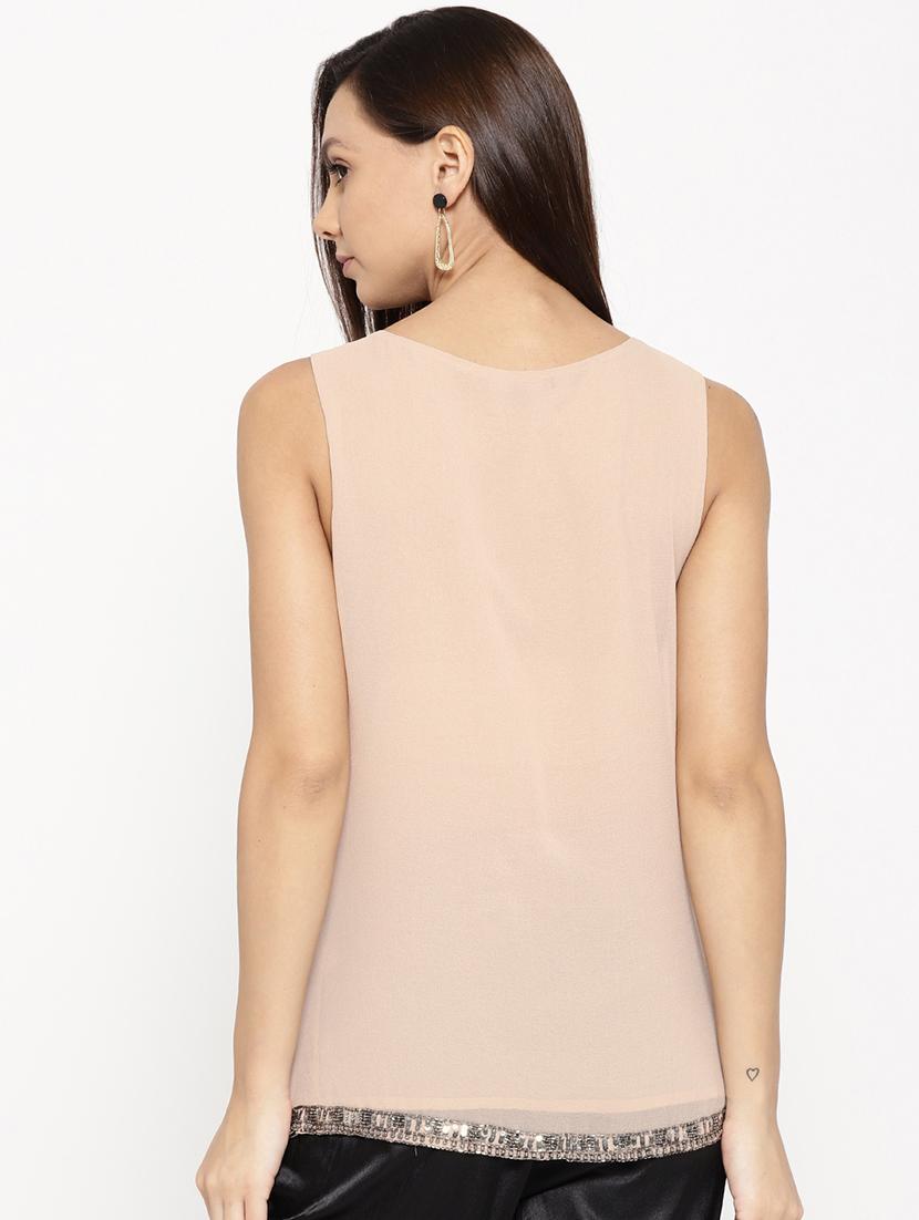 square neck embellished top - 16711547 - Zoom Image - 3