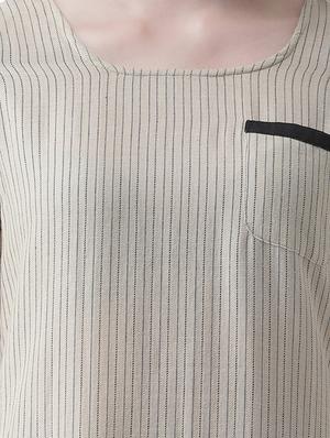 cold shoulder striped tunic - 16711567 - Standard Image - 4
