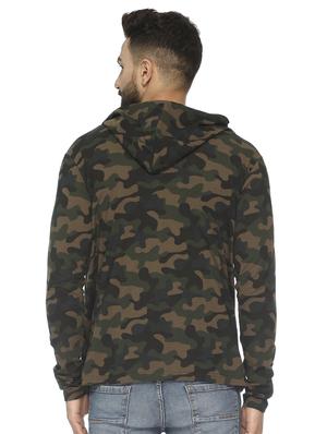 green camouflage printed shrug - 16711569 - Standard Image - 3