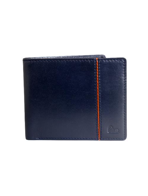 navy leather wallet - 16711683 - Standard Image - 1