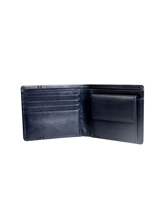 navy leather wallet - 16711683 - Zoom Image - 3