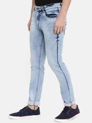 blue heavy washed denim jeans - 16711782 - Standard Image - 2