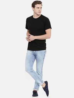 blue heavy washed denim jeans - 16711782 - Standard Image - 4