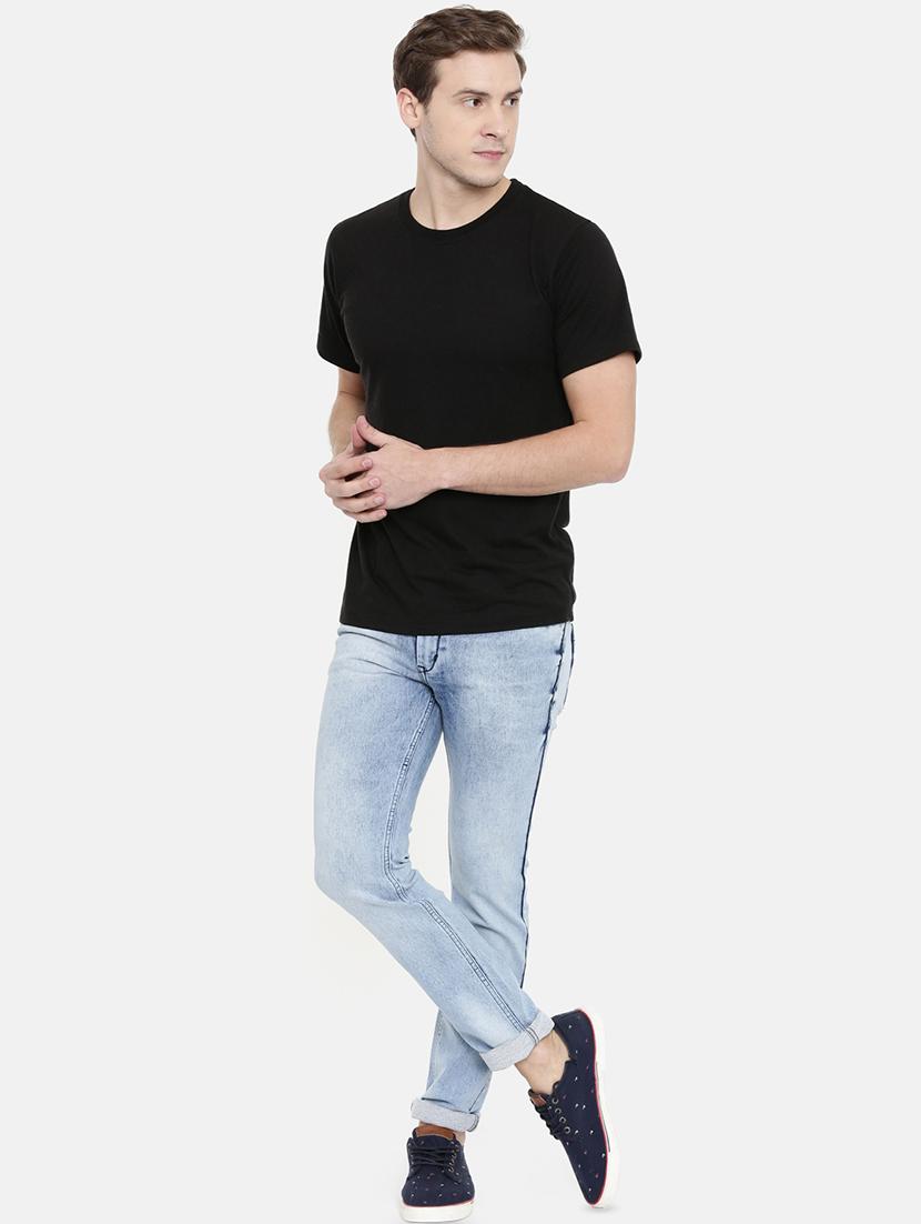 blue heavy washed denim jeans - 16711782 - Zoom Image - 4