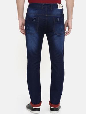 dark blue light washed denim jeans - 16711784 - Standard Image - 3