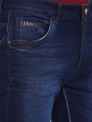 dark blue light washed denim jeans - 16711784 - Standard Image - 5