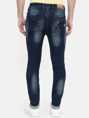 blue heavy washed denim jeans - 16711786 - Standard Image - 3