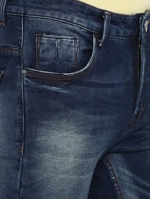 blue heavy washed denim jeans - 16711786 - Standard Image - 5