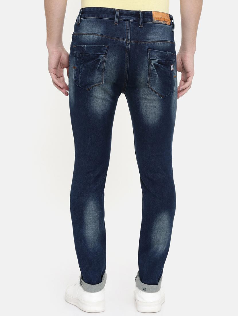 blue heavy washed denim jeans - 16711786 - Zoom Image - 3