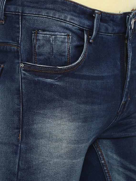 blue heavy washed denim jeans - 16711786 - Zoom Image - 5