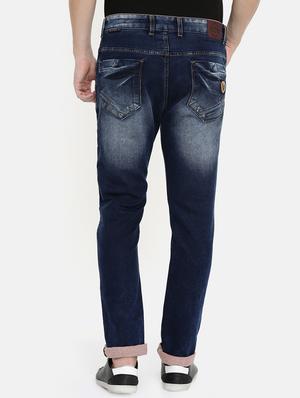 blue heavy washed denim jeans - 16711789 - Standard Image - 3