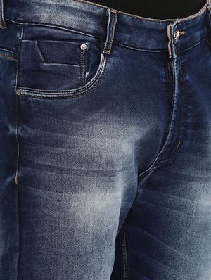 blue heavy washed denim jeans - 16711789 - Standard Image - 5