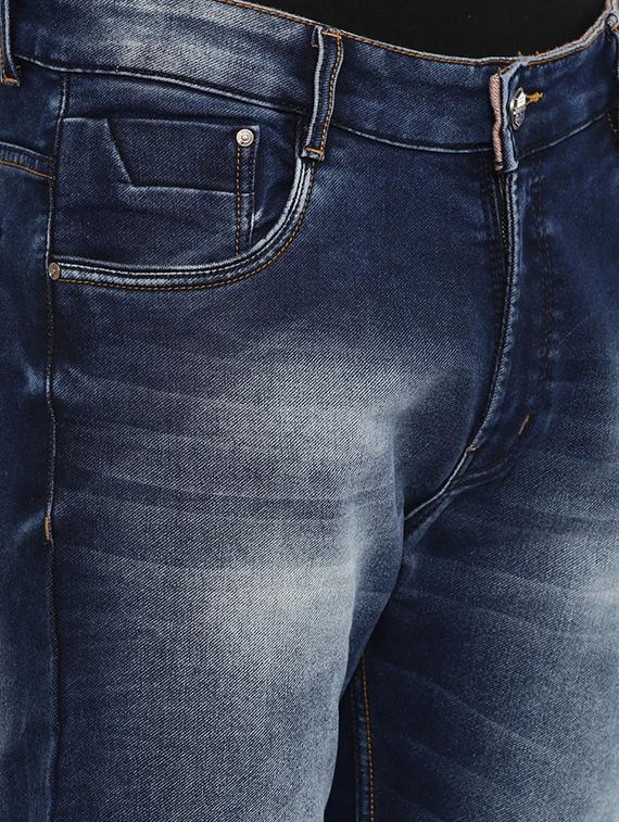 blue heavy washed denim jeans - 16711789 - Zoom Image - 5