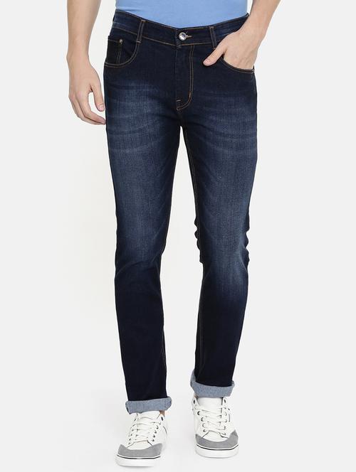 blue light washed denim jeans - 16711794 - Standard Image - 1