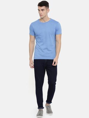 navy blue plain denim jeans - 16711795 - Standard Image - 4