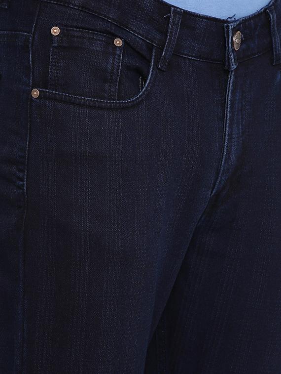 navy blue plain denim jeans - 16711795 - Zoom Image - 5