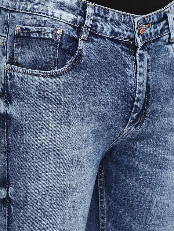 blue heavy washed denim jeans - 16711797 - Zoom Image - 5