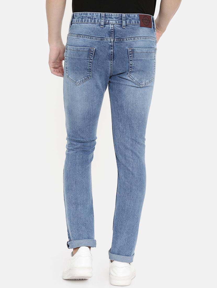 blue light washed denim jeans - 16711801 - Zoom Image - 3