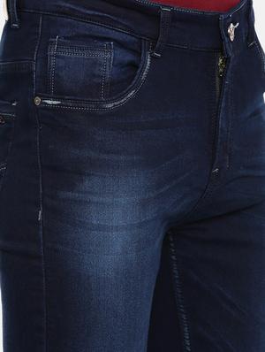blue heavy washed denim jeans - 16711813 - Standard Image - 5